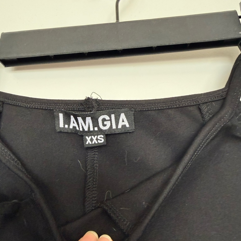 I AM GIA Black Lucid Flared Pants XXS - Picture 9 of 10